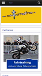 Mobile Screenshot of motorradfrau.de
